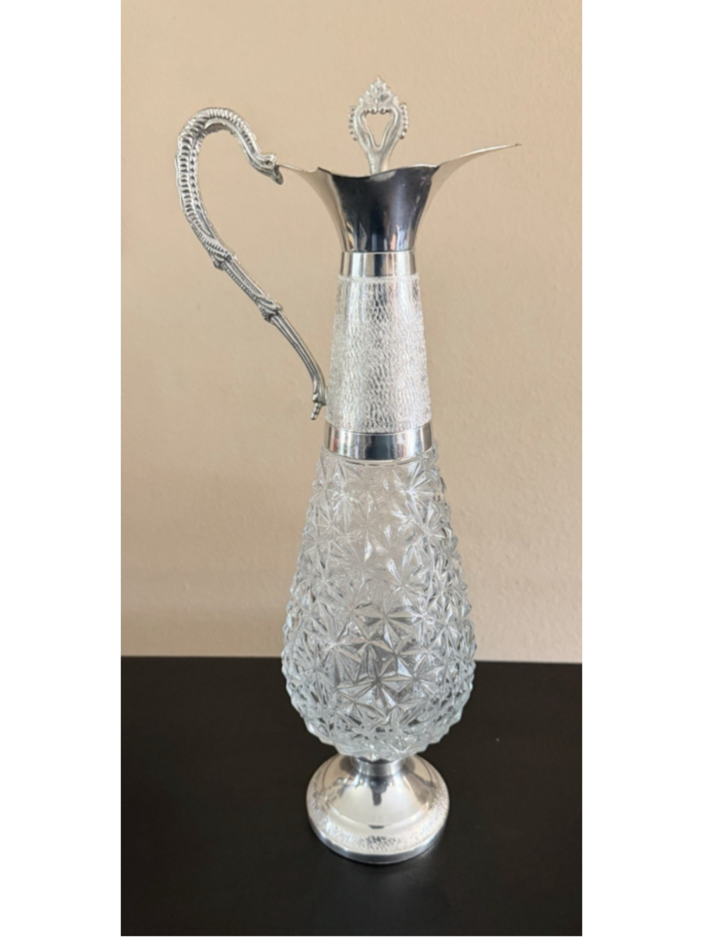 Vintage Norleans Wine Claret Decanter Crystal